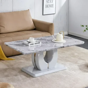 Modern Coffee Table Marble Desktop
