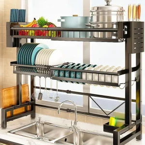 countertop cutlery storage drainage rack